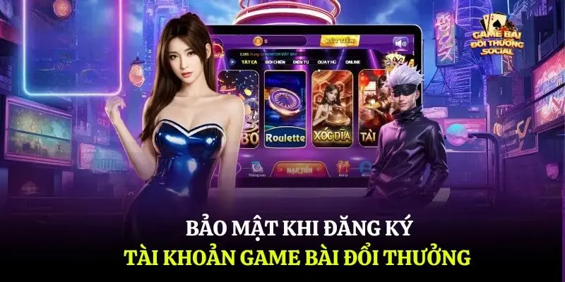 Bảo mật khi đăng ký tài khoản game bài đổi thưởng